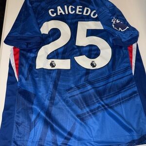 Chelsea Caicedo Home jersey size medium